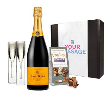 Veuve Clicquot met inside-out champagneglazen