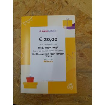Kadonation A6 Greeting Card Recto Print - Gift