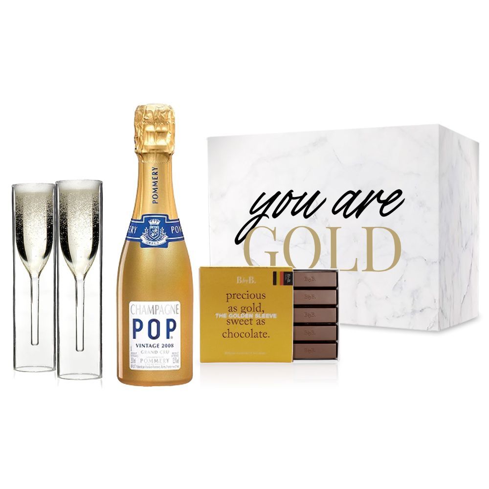 You Are Gold Gift Box - Pommery Pop Champagne