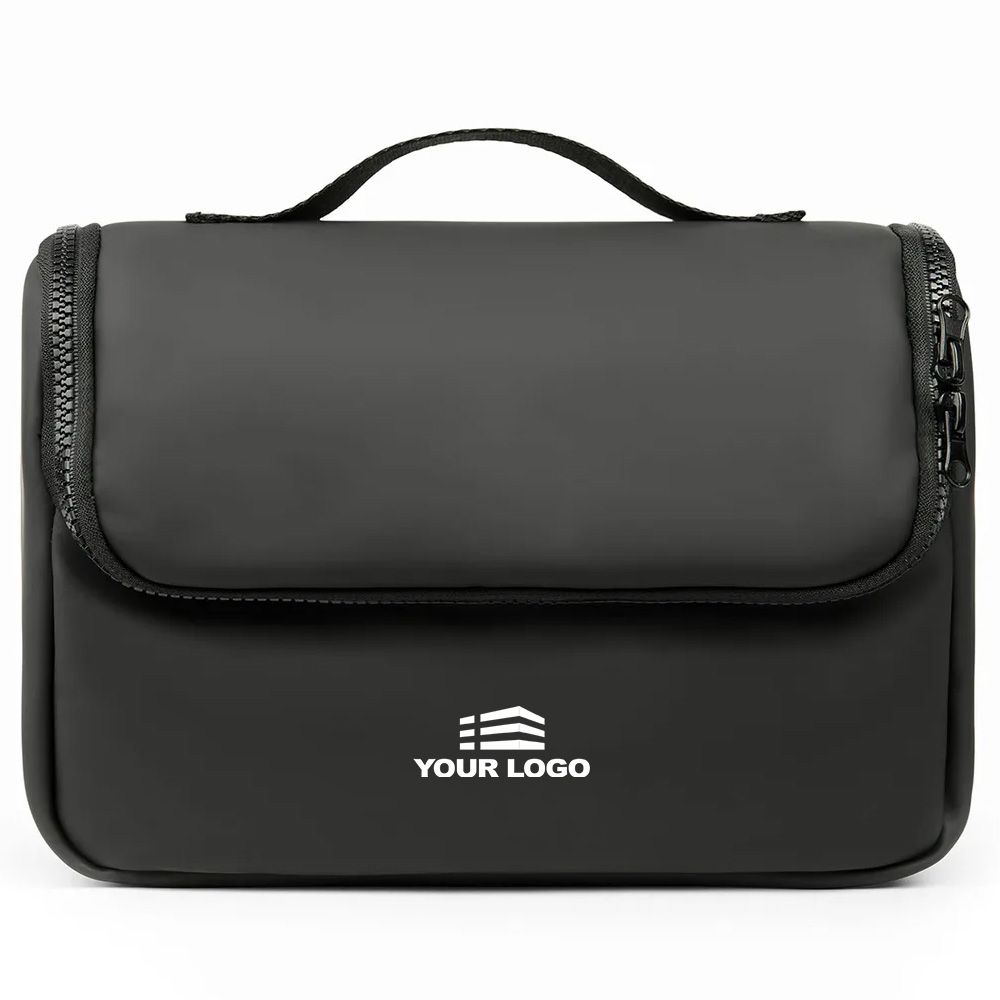 Personalised Baltimore Travel Toiletry Bag - Black
