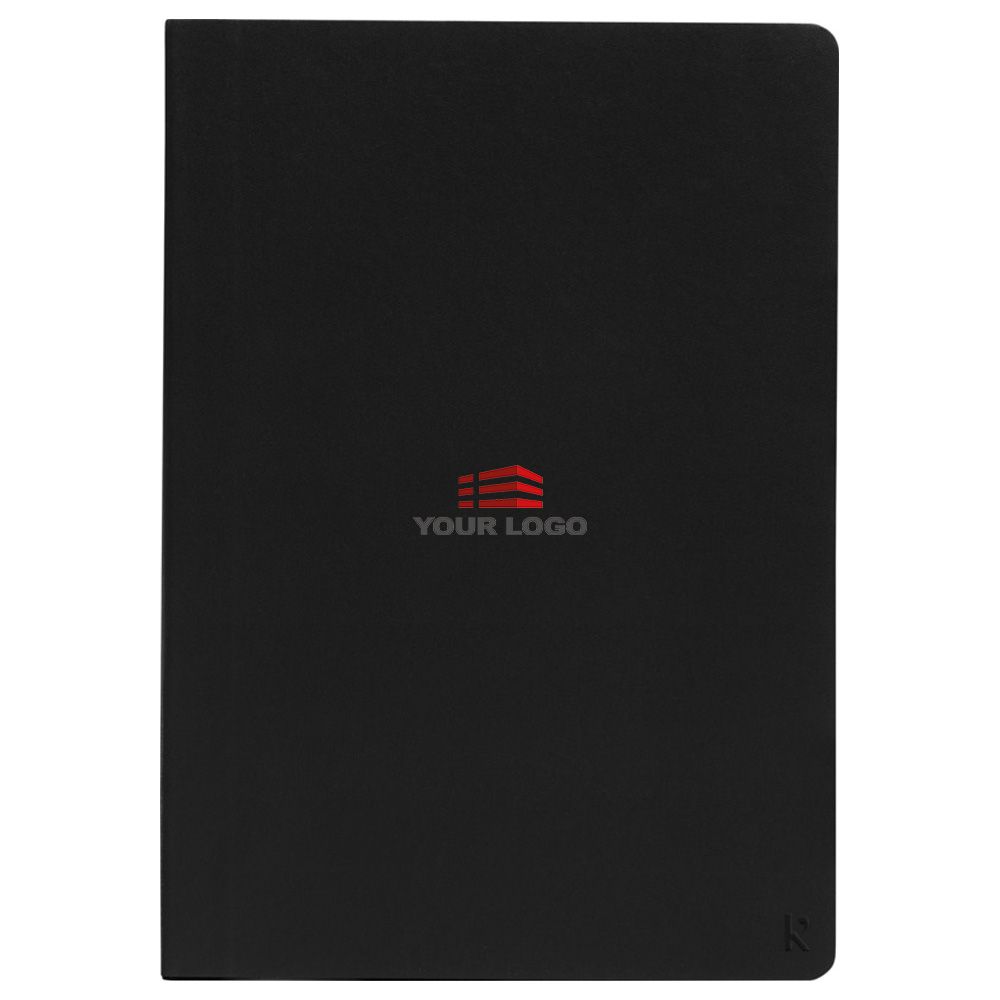 Personalised Karst A5 Softcover Notebook - Black