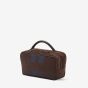 College Toiletry Bag - Chocolate