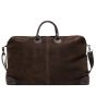 Harvard Deluxe Travel Duffel Bag - Large - Dark Brown
