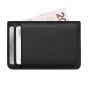 Woolnut Leather Card Holder - Black