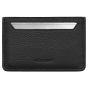 Woolnut Leather Card Holder - Black
