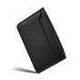 Woolnut Leather Card Holder - Black