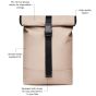 Baltimore Bike Bag - Greige