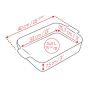 Peugeot Appolia Ceramic Oven Dish Set - Red