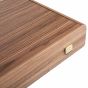 Manopoulos American Walnut Backgammon Set