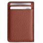 Woolnut Leather Card Holder - Cognac