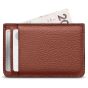 Woolnut Leather Card Holder - Cognac