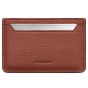 Woolnut Leather Card Holder - Cognac