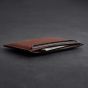 Woolnut Leather Card Holder - Cognac