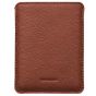 Woolnut Leather Sleeve for Passports - Cognac - Without Personalisation