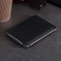 Woolnut Leather Sleeve for Passports - Black