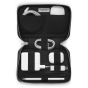 Woolnut Leather Tech Organizer - Black