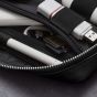 Woolnut Leather Tech Organizer - Black