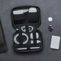 Woolnut Leather Tech Organizer - Black