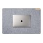 Personalised Recycled Felt Desk Pad - Grey