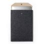 Personalised Recycled Felt Laptop Case - Black