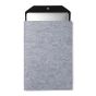 Personalised Recycled Felt Laptop Case - Grey