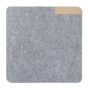 Personalised Recycled Felt Mouse Pad - Grey