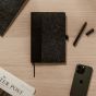 Personalised Recycled Felt Notebook - Black