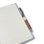 Personalised Recycled Felt Notebook - Grey