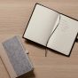 Personalised Recycled Felt Notebook - Grey