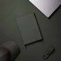 Personalised Recycled Leather Notebook - Green
