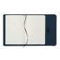 Personalised Recycled Leather Notebook - Navy