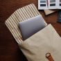 Personalised Bosler Backpack GRS Recycled Canvas - Greige
