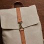 Personalised Bosler Backpack GRS Recycled Canvas - Greige