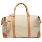 Bosler RCS Recycled Canvas Duffle Bag - Greige