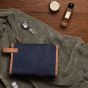 Personalised Bosler GRS Recycled Canvas Toiletry Bag - Blue