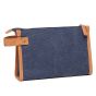 Personalised Bosler GRS Recycled Canvas Toiletry Bag - Blue