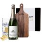 Cheese & Personalised Champagne Gift