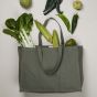 Personalised Maxi Recycled Tote Bag - Olive