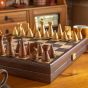 Manopoulos Cork Chess Set - Brown Natural