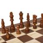 Manopoulos Wooden Chess & Backgammon Replica Set - Walnut Brown