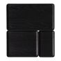 Oakywood Catchall Tray Bundle Organizers - Black