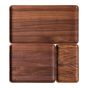 Oakywood Catchall Tray Bundle Organizers - Walnut