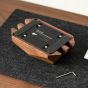 Oakywood Dual Laptop Dock - Walnut