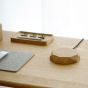 Oakywood Wireless Geometric Charging Pad - Oak