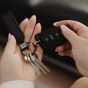 Personalised Orbitkey Loop Keychain - Black