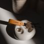 Personalised Orbitkey Loop Keychain - Caramel