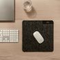 Personalised Recycled Felt Mouse Pad - Black