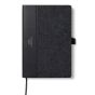 Personalised Recycled Felt Notebook - Black
