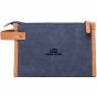 Personalised Bosler GRS Recycled Canvas Toiletry Bag - Blue