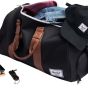 Personalised Herschel Novel Recycled Travel Bag - Black